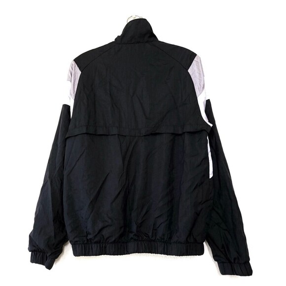 CHAMPION Nylon Athletic Windbreaker Track Jacket Black White Colorblock 90s y2k - Picture 8 of 14